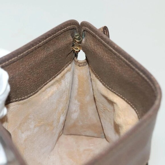 GUCCI Micro GG Supreme Clutch Bag PVC Beige 67 039 5465 Auth 133508 - Picture 10 of 16